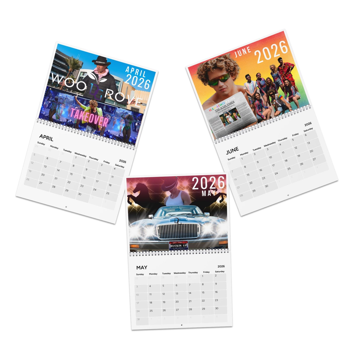 Dallas Grey 2026 Calendar – The Official Icon Edition