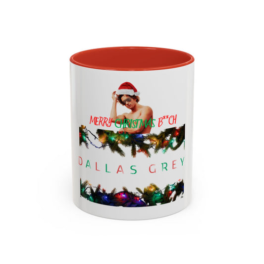 White Dallas Grey Christmas Holiday Mug Limited Edition