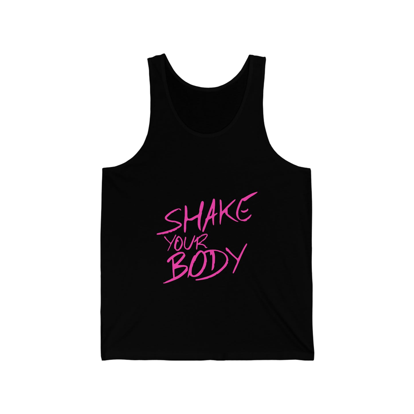 Shake Your Body Pink Logo Tank Top