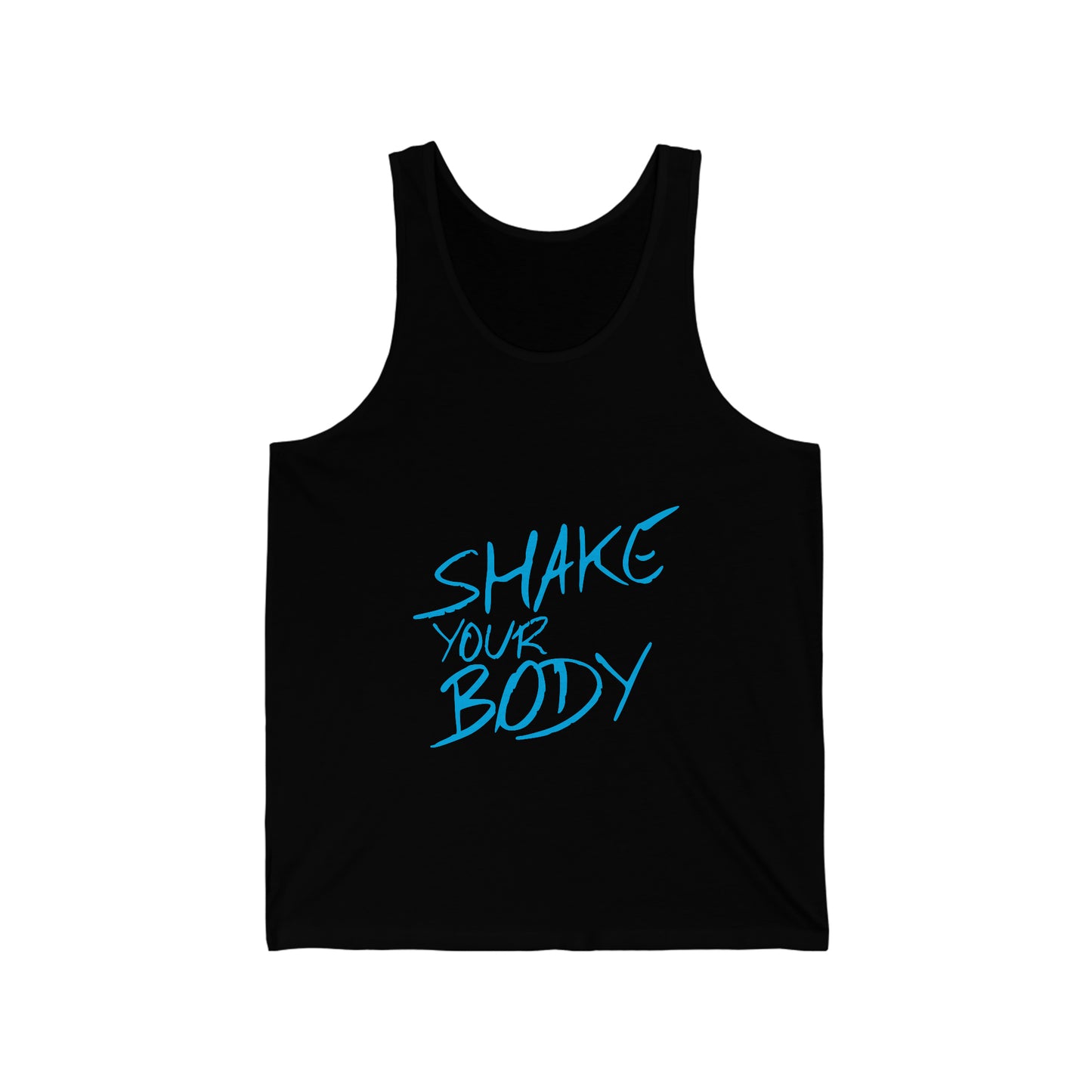 Shake Your Body Blue Logo Tank Top